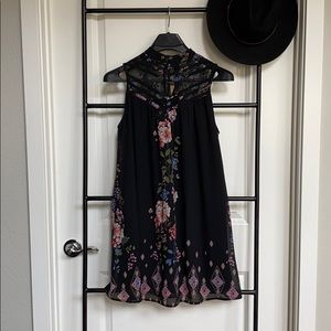Asymmetric Flora Dress